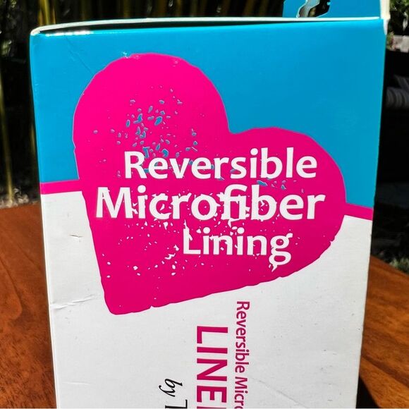 Reversible microfiber lined shower cap ⭐️ new ⭐️ - Picture 2 of 3